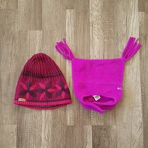 Columbia Womens & Toddlers Purple Hat Bundle